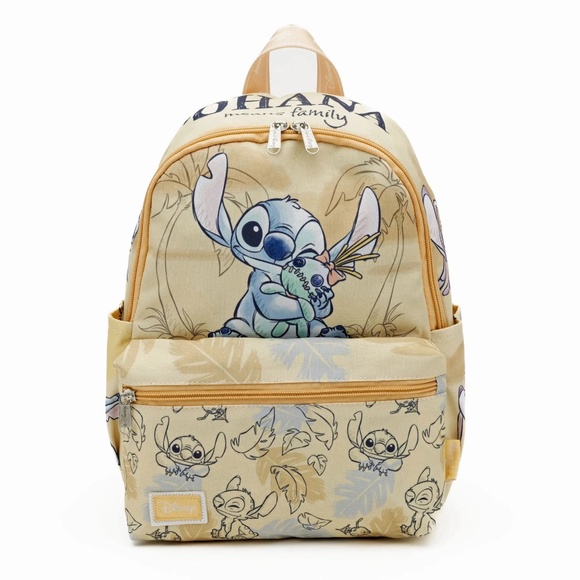 Stitch Mini Backpack – 13” Disney Nylon Bag with Angel & Scrump, Lilo and Stitch main image 9